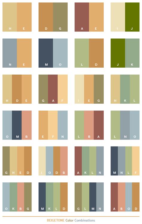 what colors match with tan